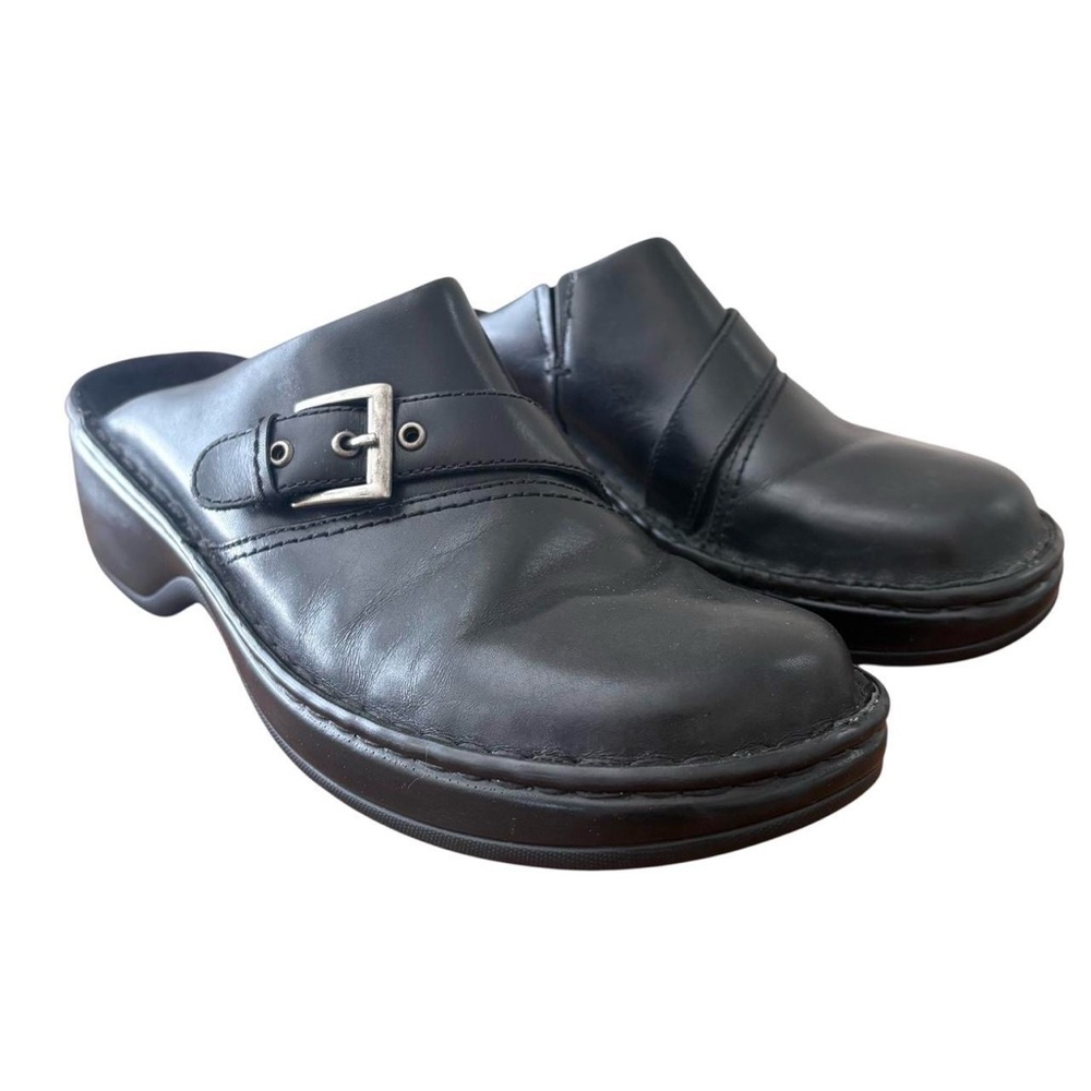 Clarks Leather Clogs
